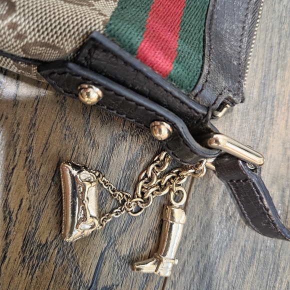GUCCI Sherry Line GG Pattern Hand Bag - Picture 5 of 8